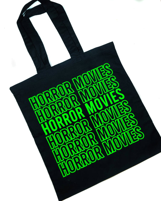 horror movies tote bag - the salty hive