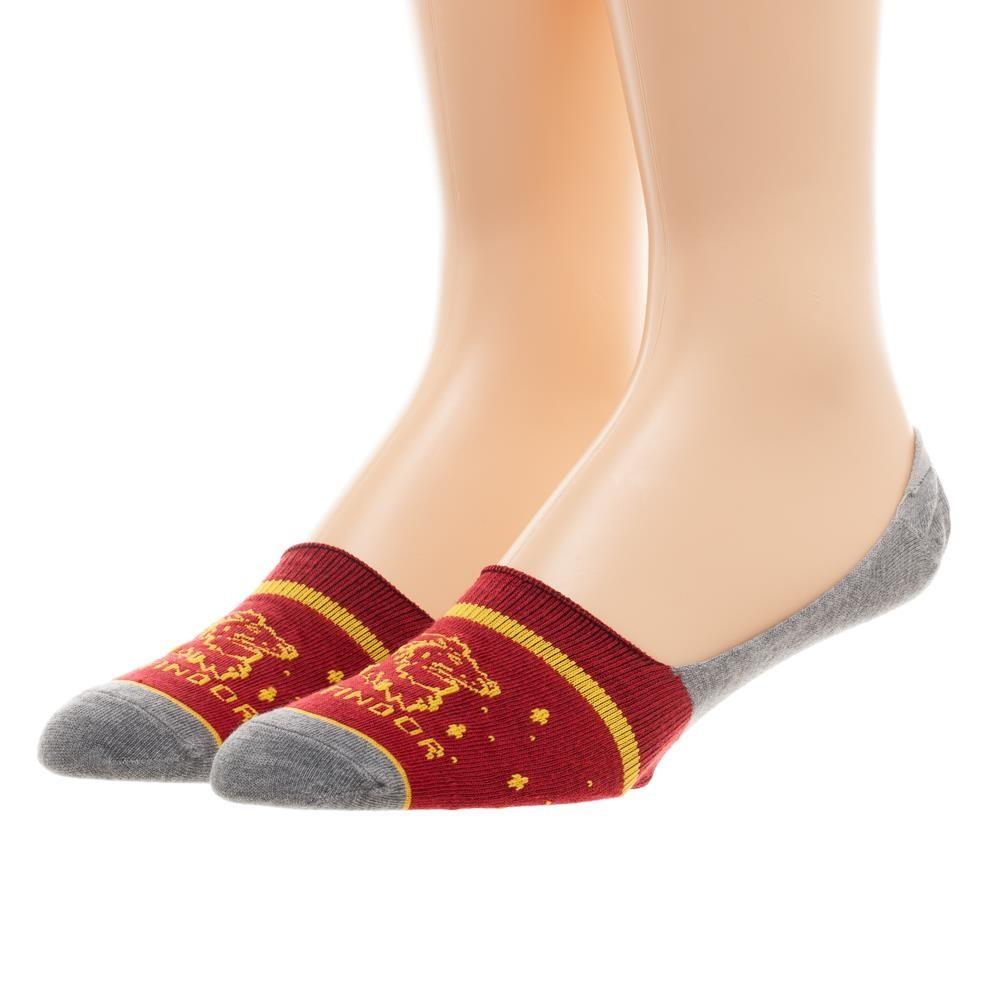 hogwarts & gryffindor 2 pack no show socks - the salty hive