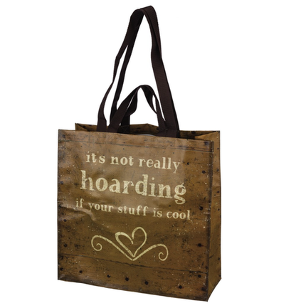 it's not junk it's a collection market tote bag - the salty hive