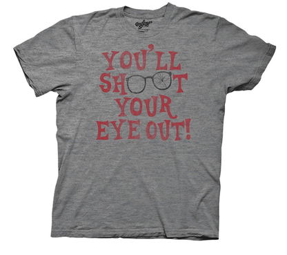 christmas story shoot your eye tee - the salty hive