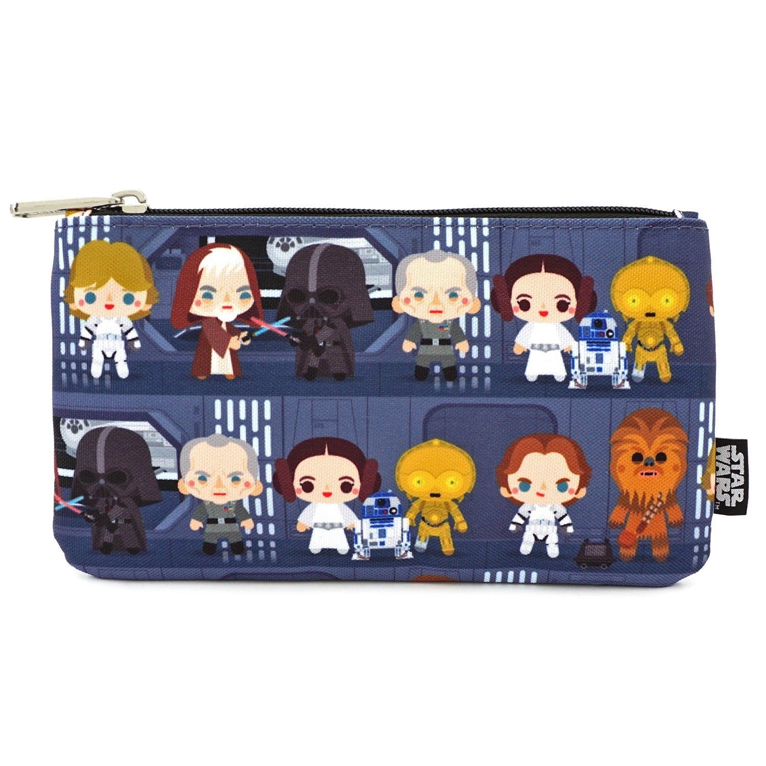 loungefly star wars chibi pouch - the salty hive