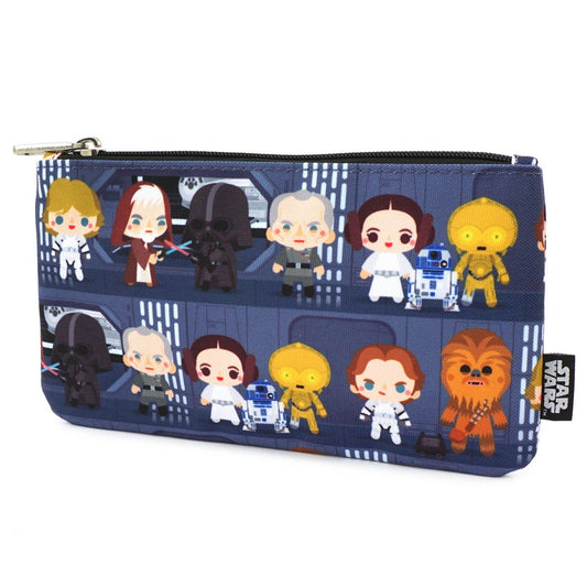 loungefly star wars chibi pouch - the salty hive