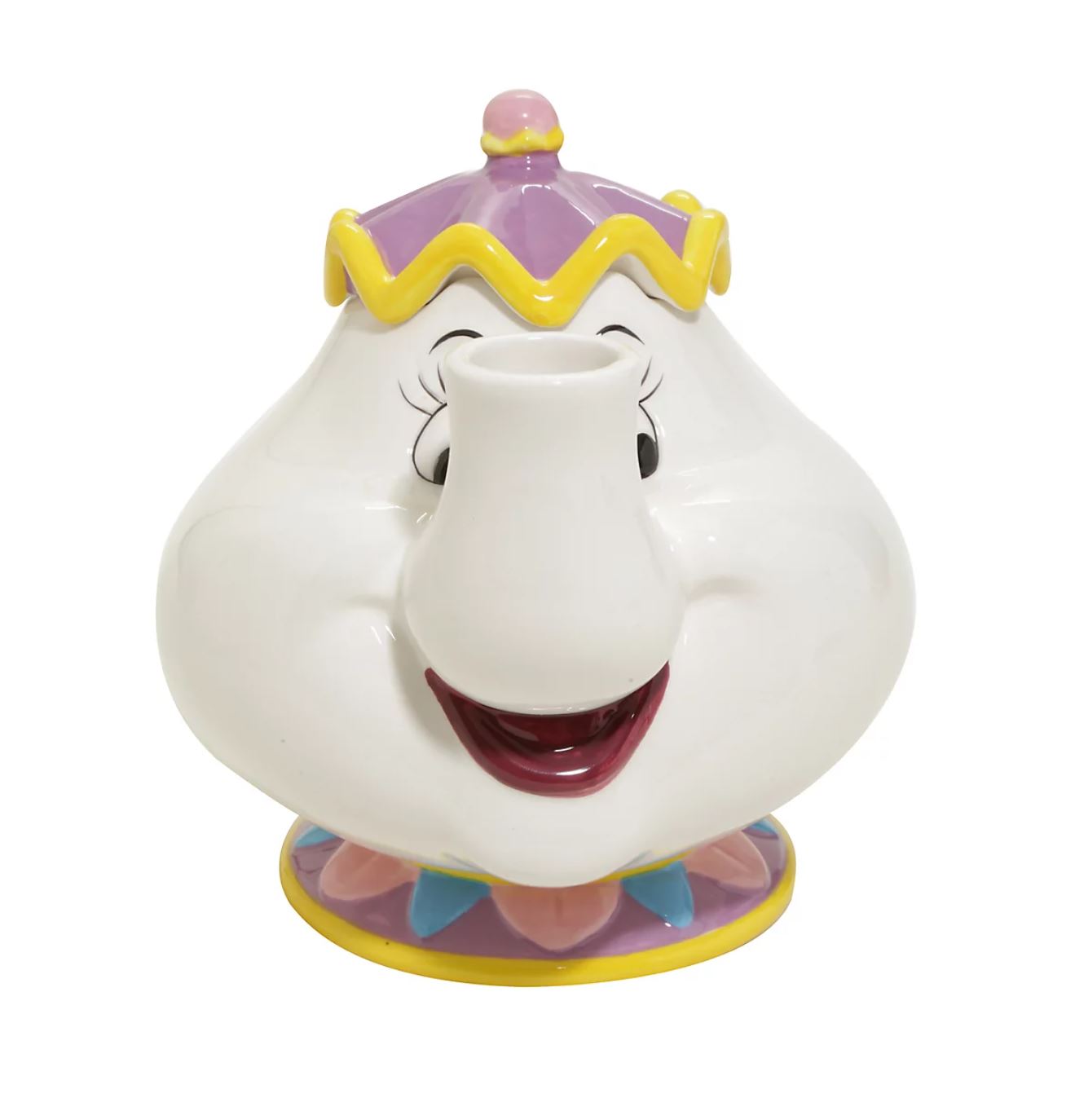 beauty and the beast mrs. potts teapot - the salty hive